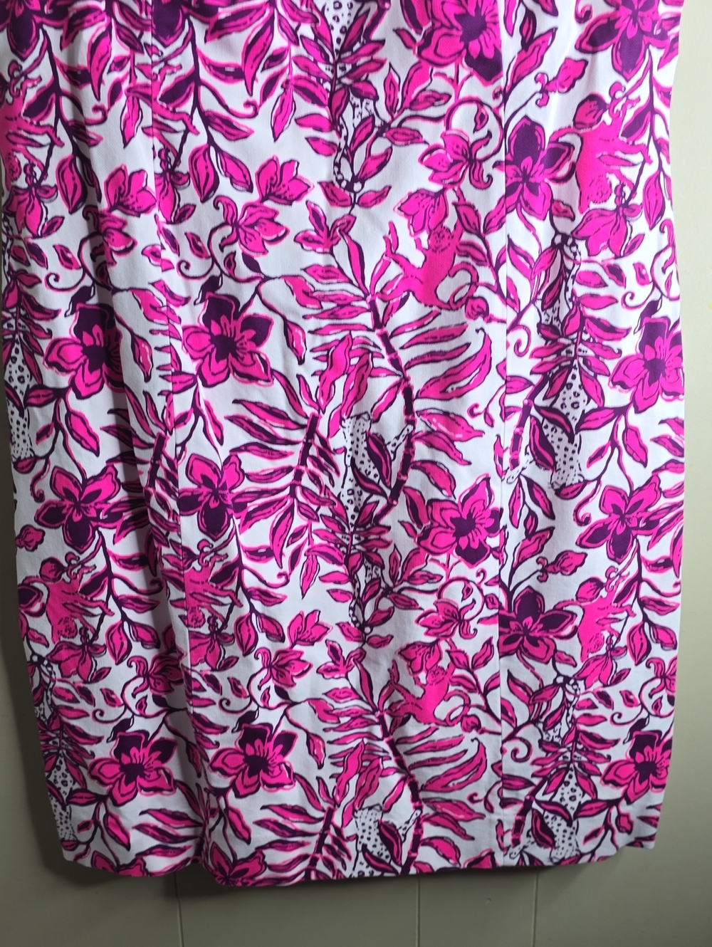 Lilly Pulitzer Mila Short Sleeve Stretch Shift Dress Size 12 - Picture 5 of 8